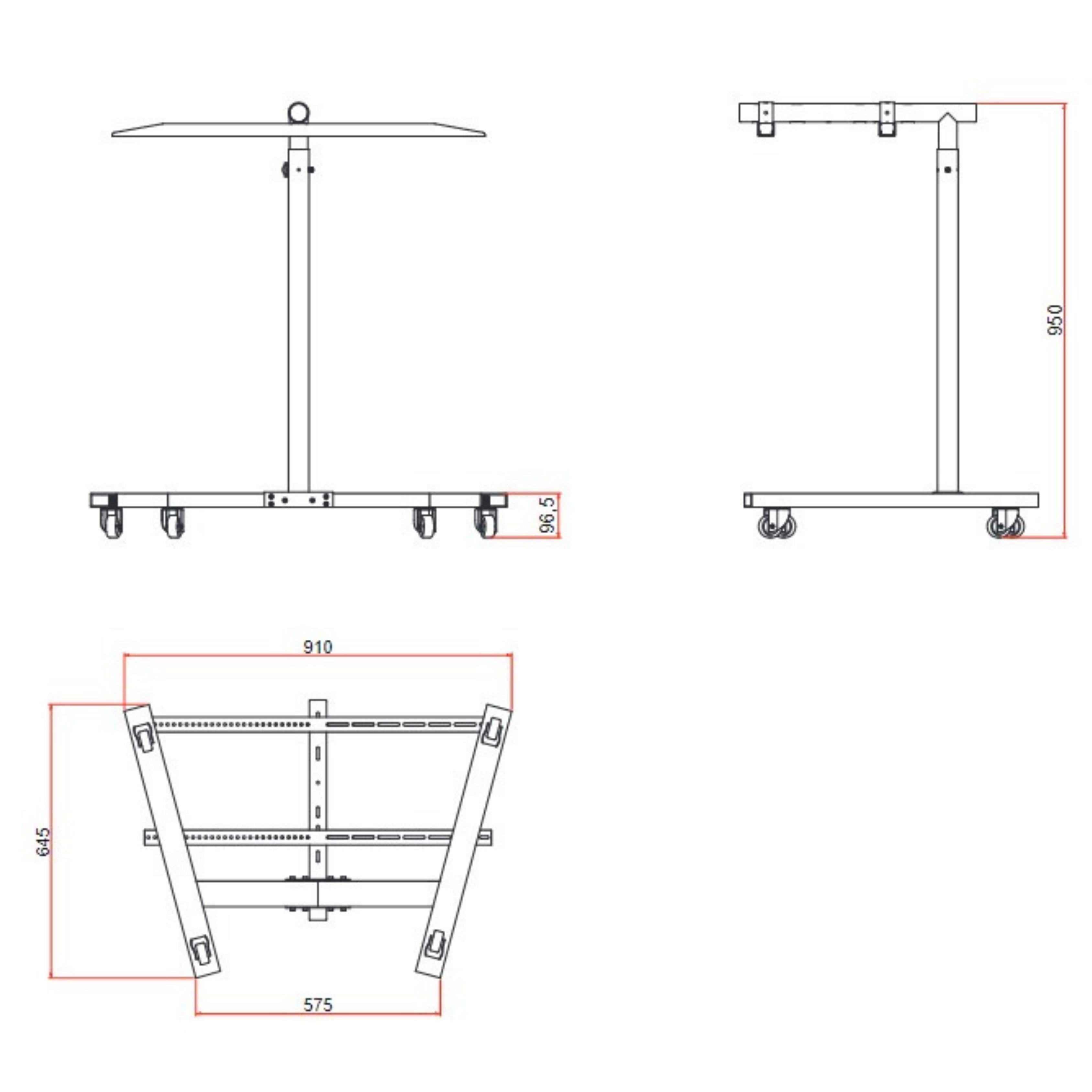 SolisStand MOVE High-performance full-body LED panel stand